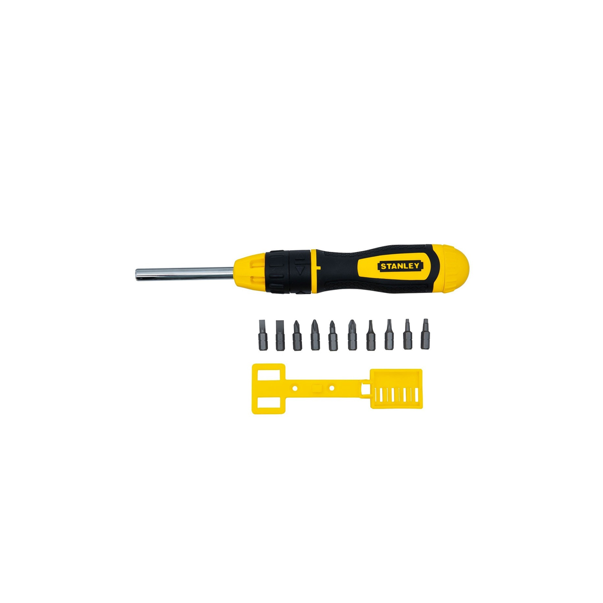 STANLEY MAGNETIC SCREWDRIVER WITH 10 TIPS