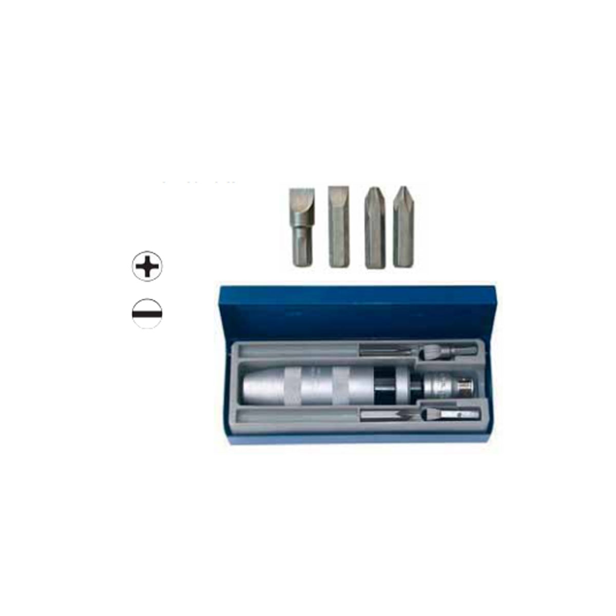 RATCHET WRENCH SCREWDRIVER SET IN METAL BOX