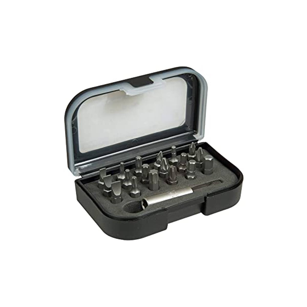 STANLEY SET WITH BIT HOLDER SILVER 19PCS