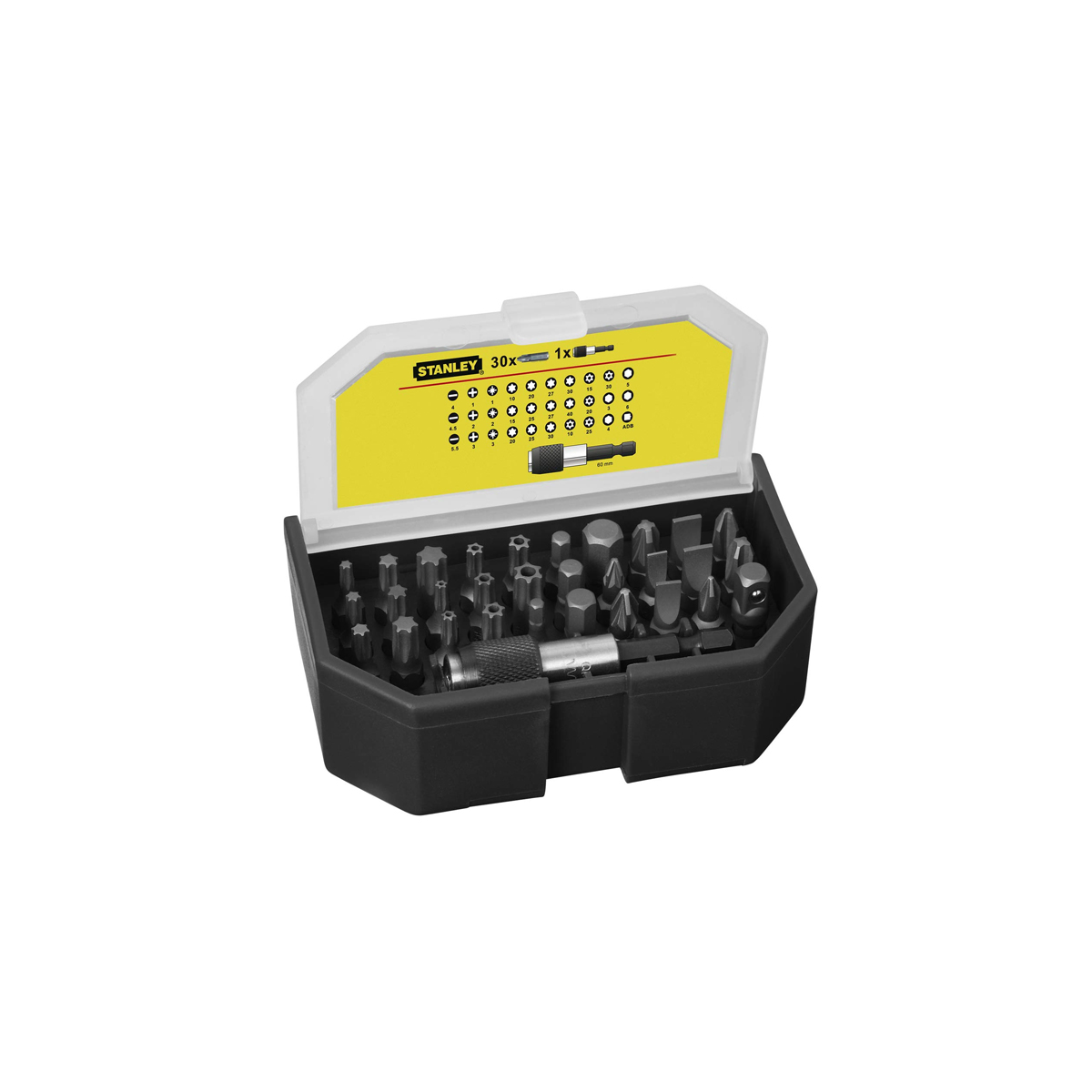STANLEY SET WITH BIT HOLDER 31PCS