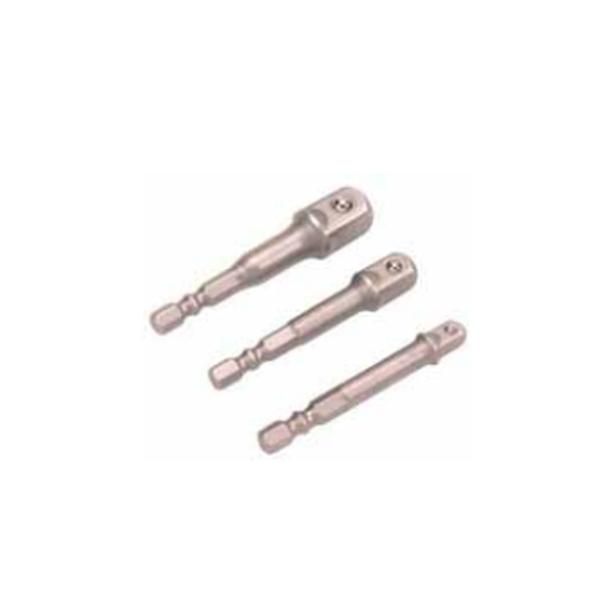 SET OF ADAPTERS 3PCS 1/4 '' + 3/8 '' + 1/2 ''