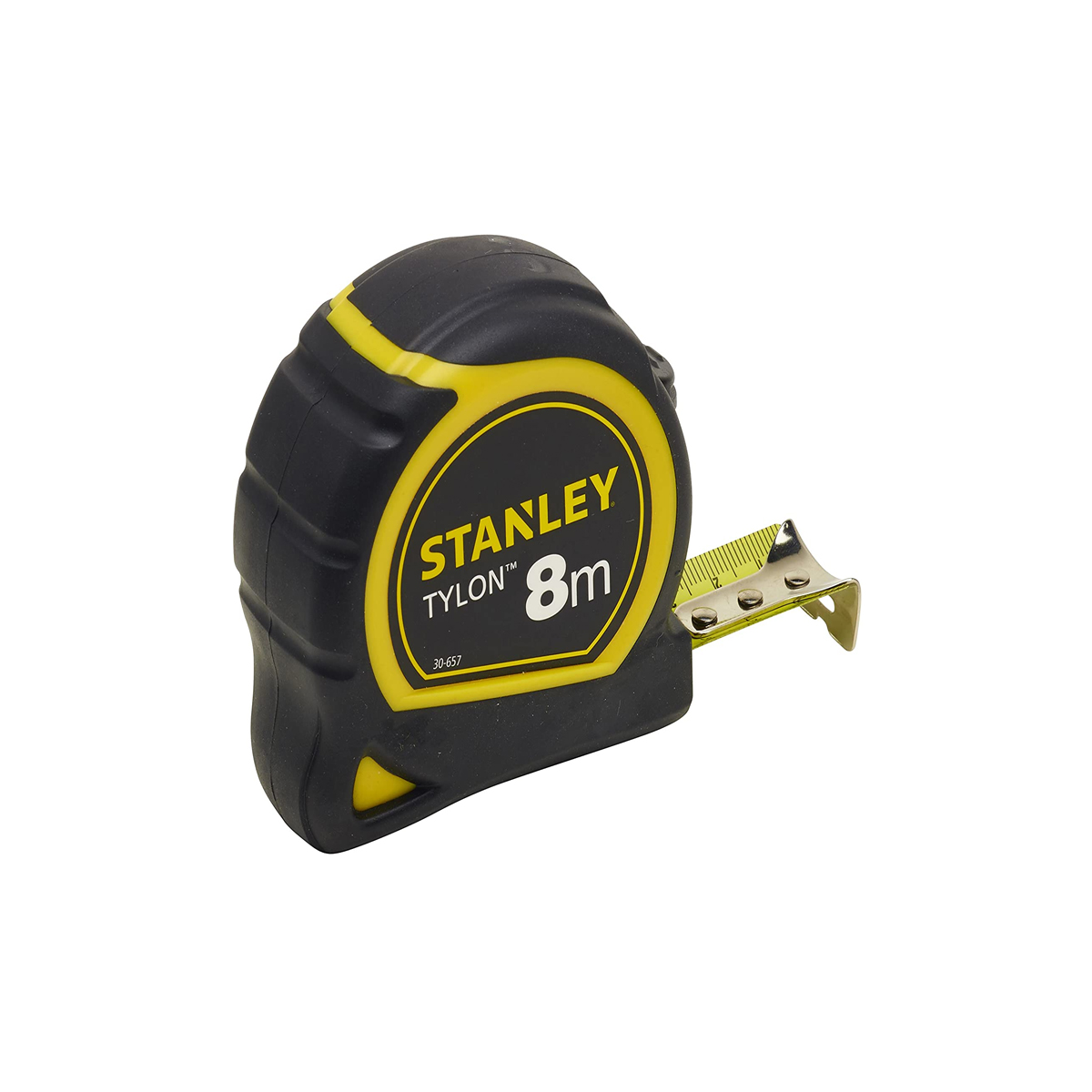 STANLEY TAPE MEASURE 8M 25MM TYLON BLACK