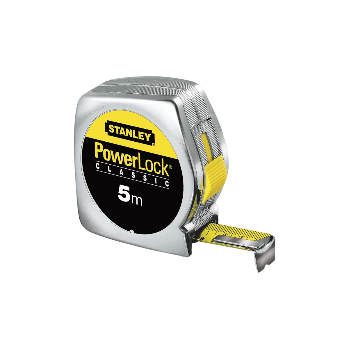 STANLEY METAL TAPE MEASURE POWERLOCK 5M 19MM CLASSIC