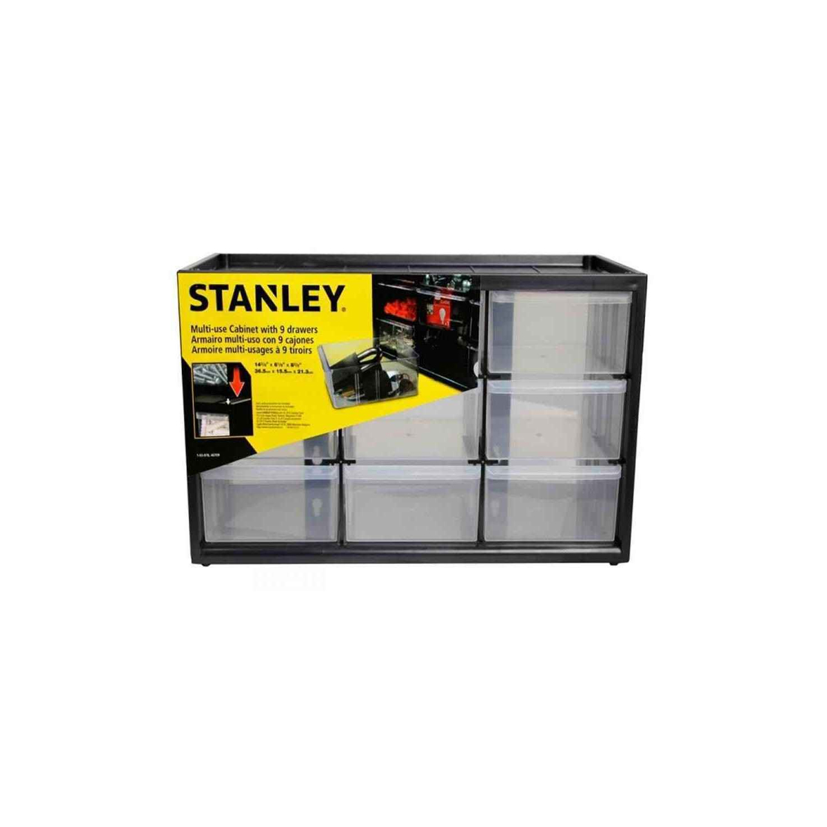 STANLEY CASE FOR SCREWS DRAWERS 9PCS