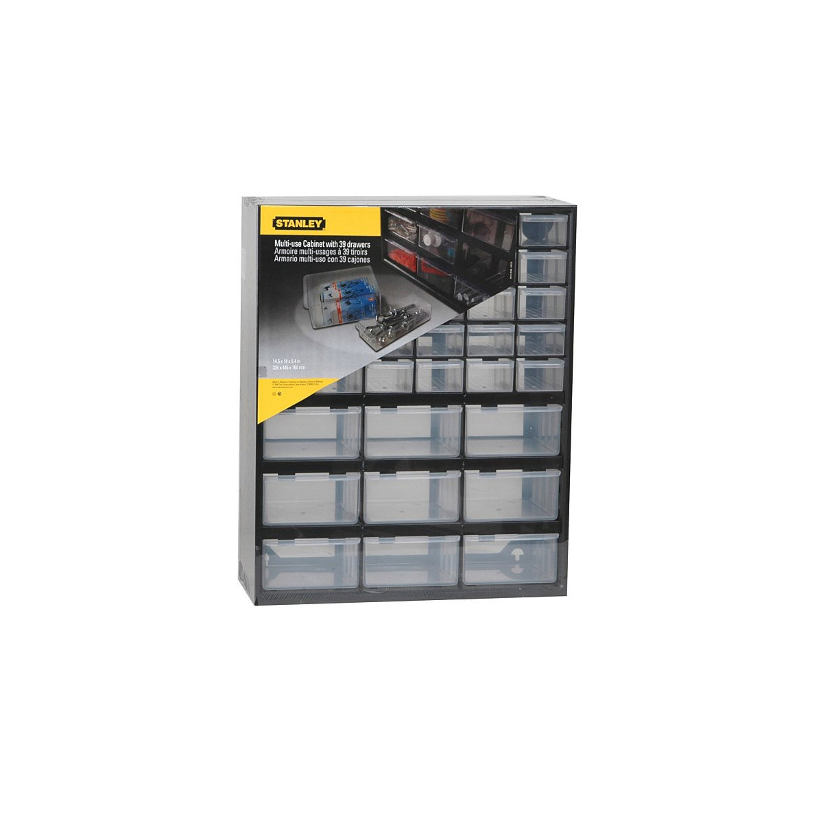 STANLEY CASE FOR SCREWS DRAWERS 39PCS