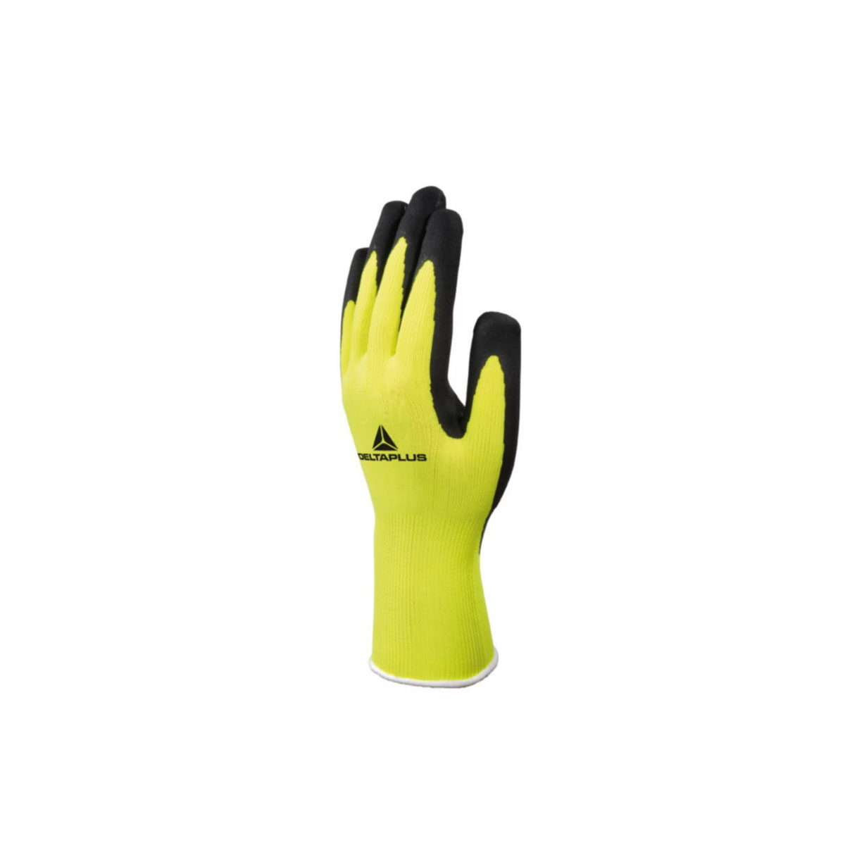 LATEX KNITTED GLOVE BLACK