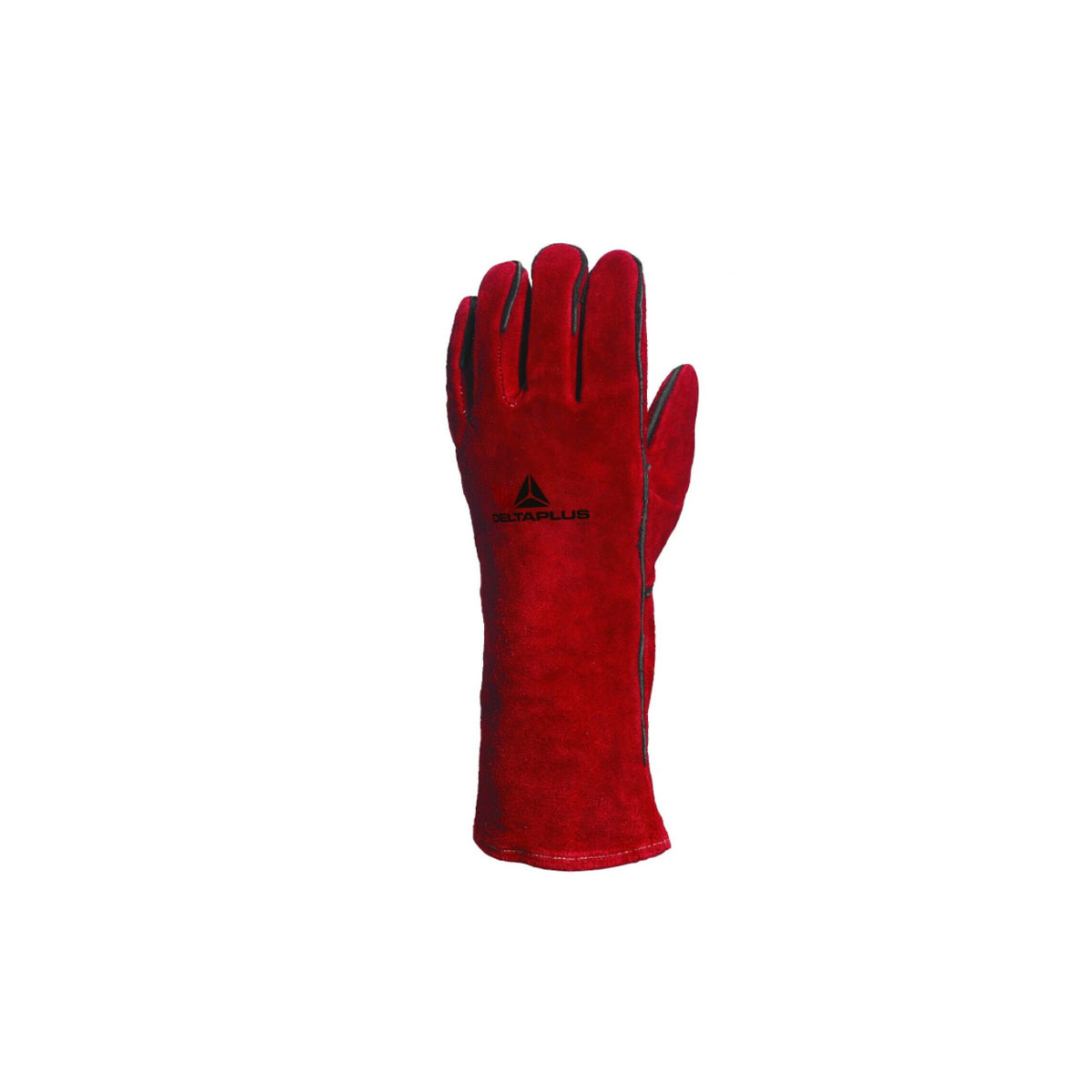 DELTA PLUS LEATHER GLOVE RED ARAMID 10 WELDER