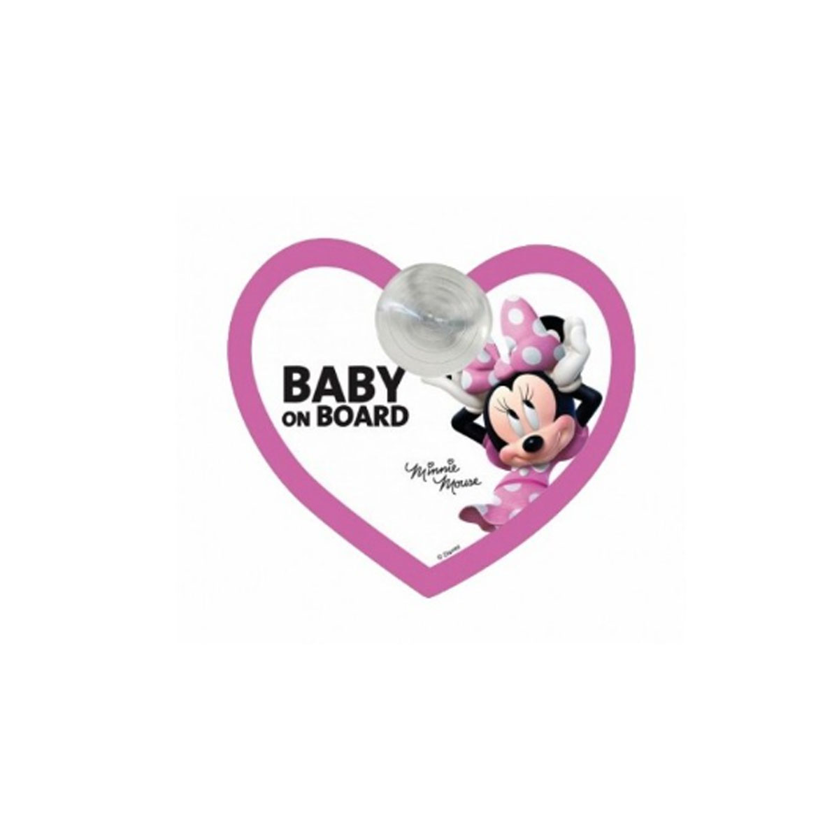 'BABY ON BOARD' MINNIE SIGN