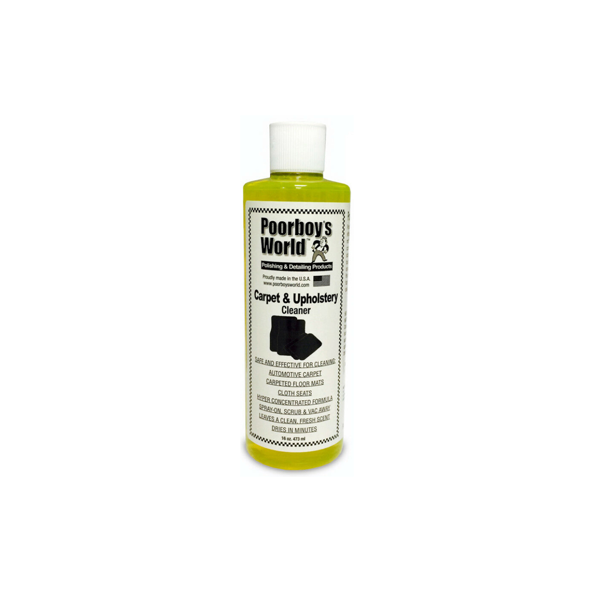 POORBOY'S WORLD CARPET AND UPHOLSTERY CLEANER 473ML