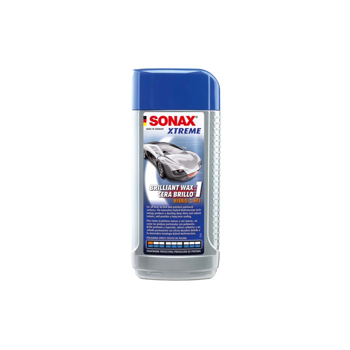 SONAX CAR WAX XTREME NANO-PRO LIQUID WAX HYBRID NPT №1 250ML