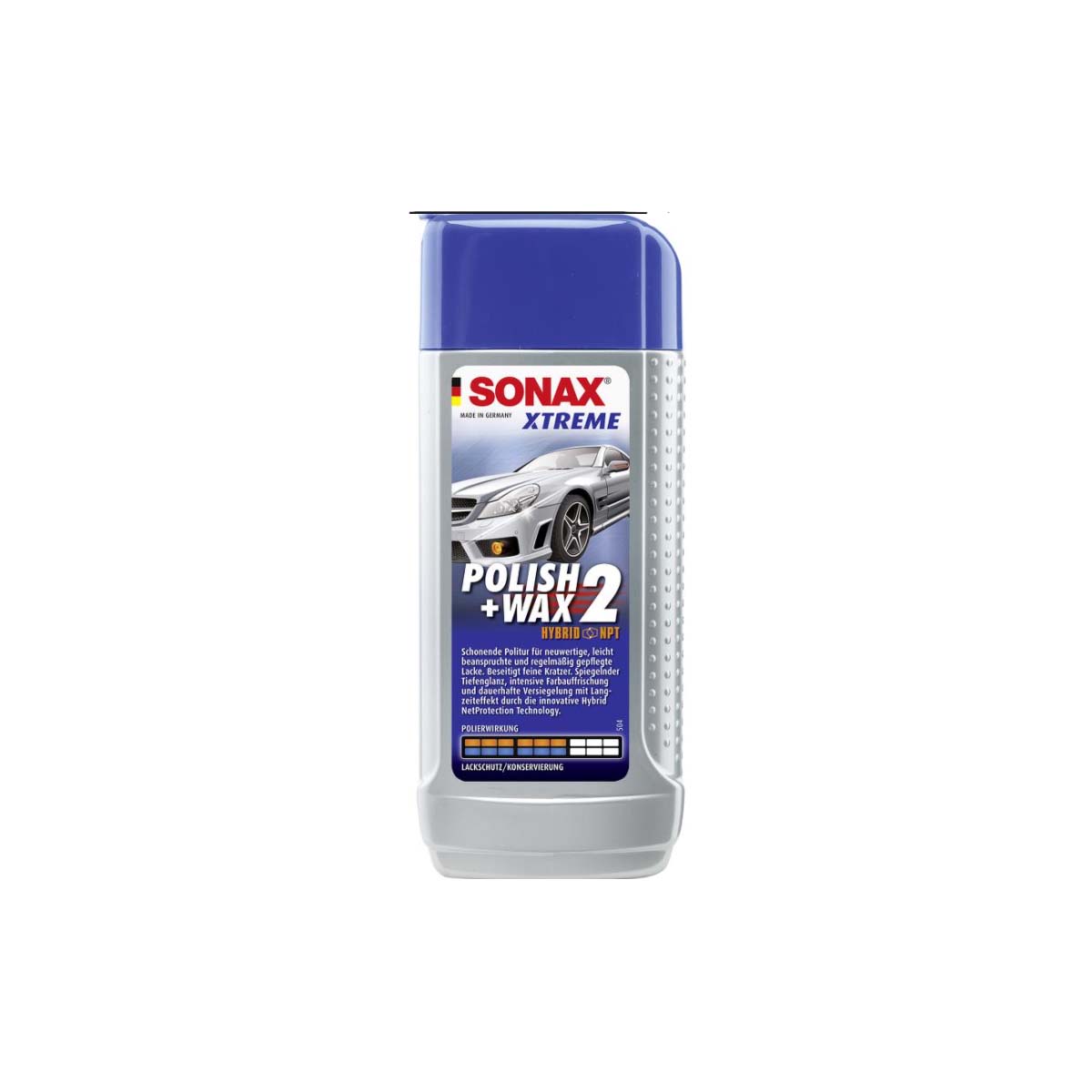 SONAX GLASS AND CAR WAX XTREME POLISH & WAX № 2 250ML