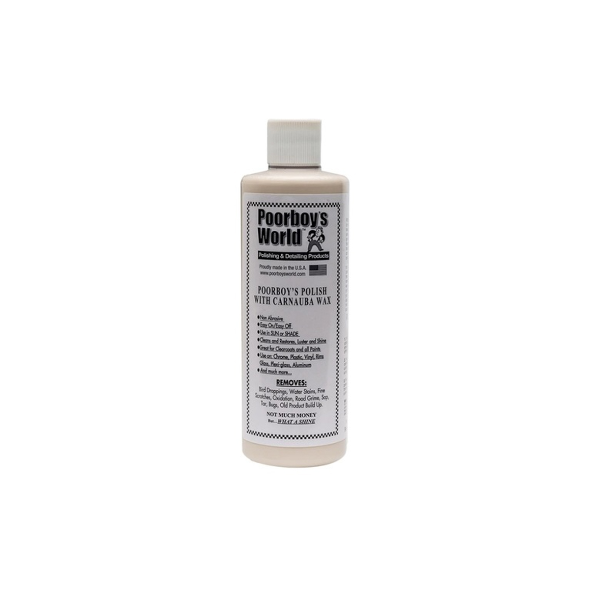 POORBOY'S WORD POLISH WITH WAX CARNAUBA 473ML
