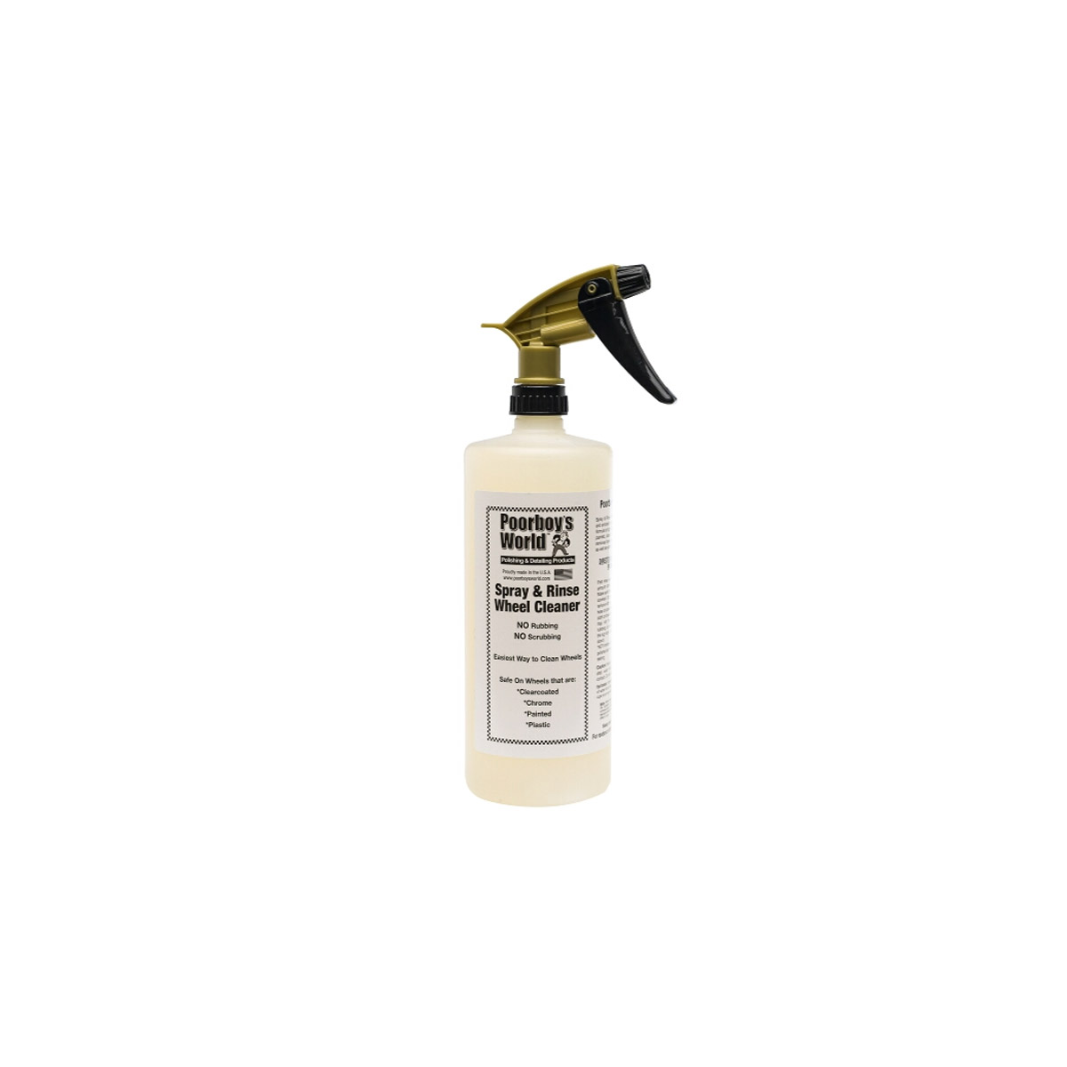 POORBOY'S WORLD SPRAY & RINSE WHEEL CLEANER 946ML