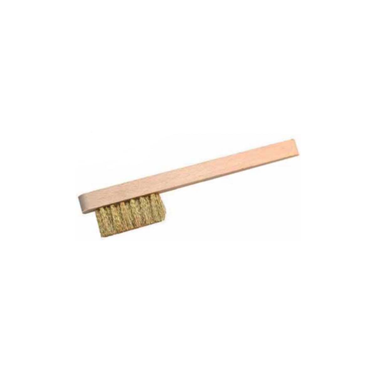 CAR SPARK CLEANING BRUSH WIRE WITH WOODEN HAND