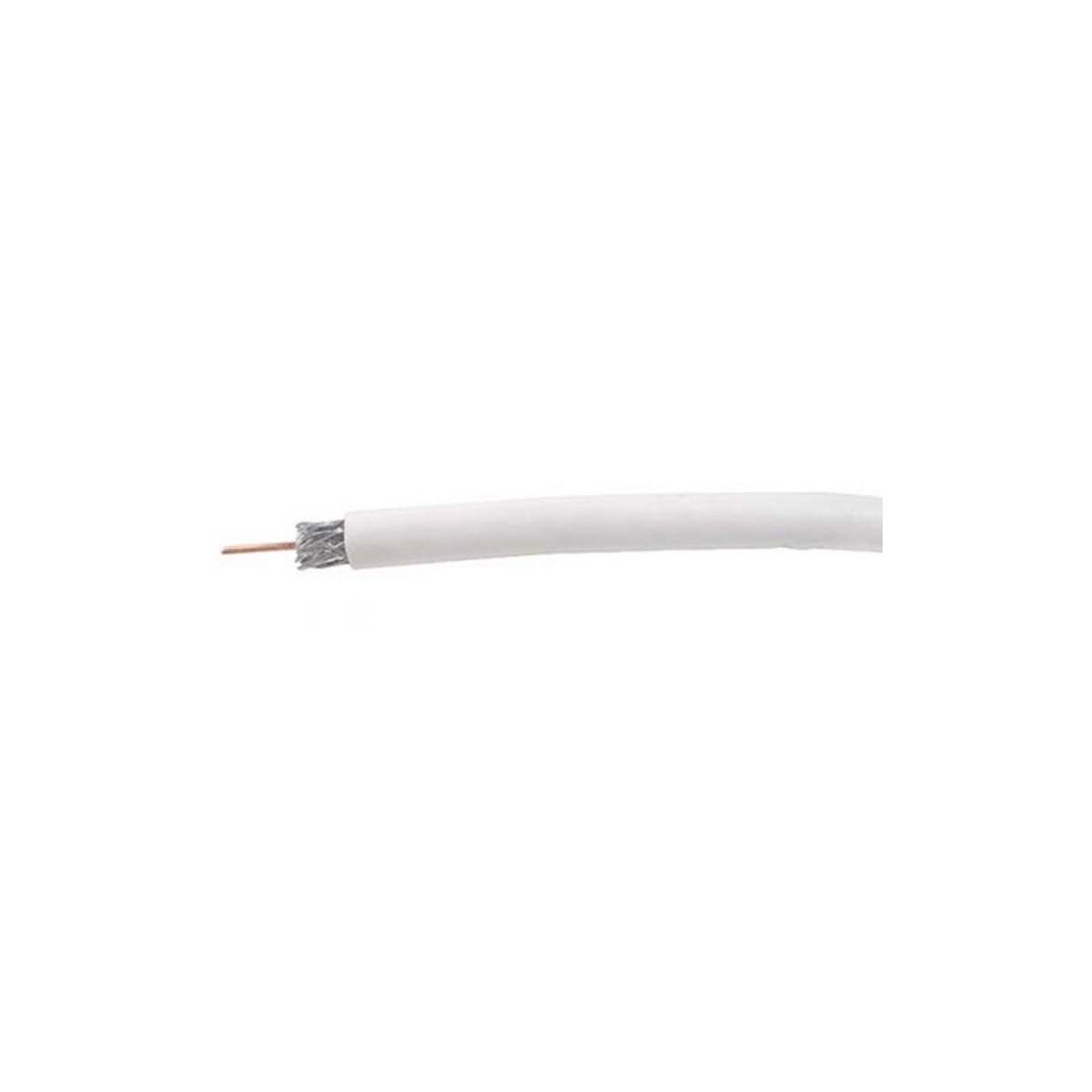ANTENNA CABLE RG-6U WHITE / M