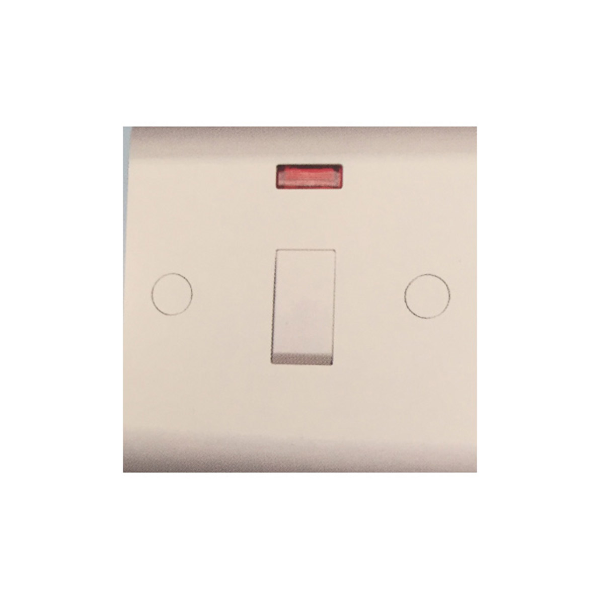WALL SWITCH  BIPOLAR SV 20A 1 GANG SWITCH WITH LAMP WHITE