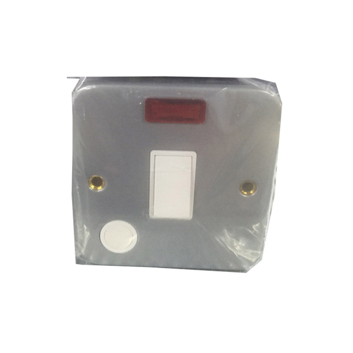 WALL SWITCH BIPOLAR 20A WITH LAMP AND METALLIC COATING