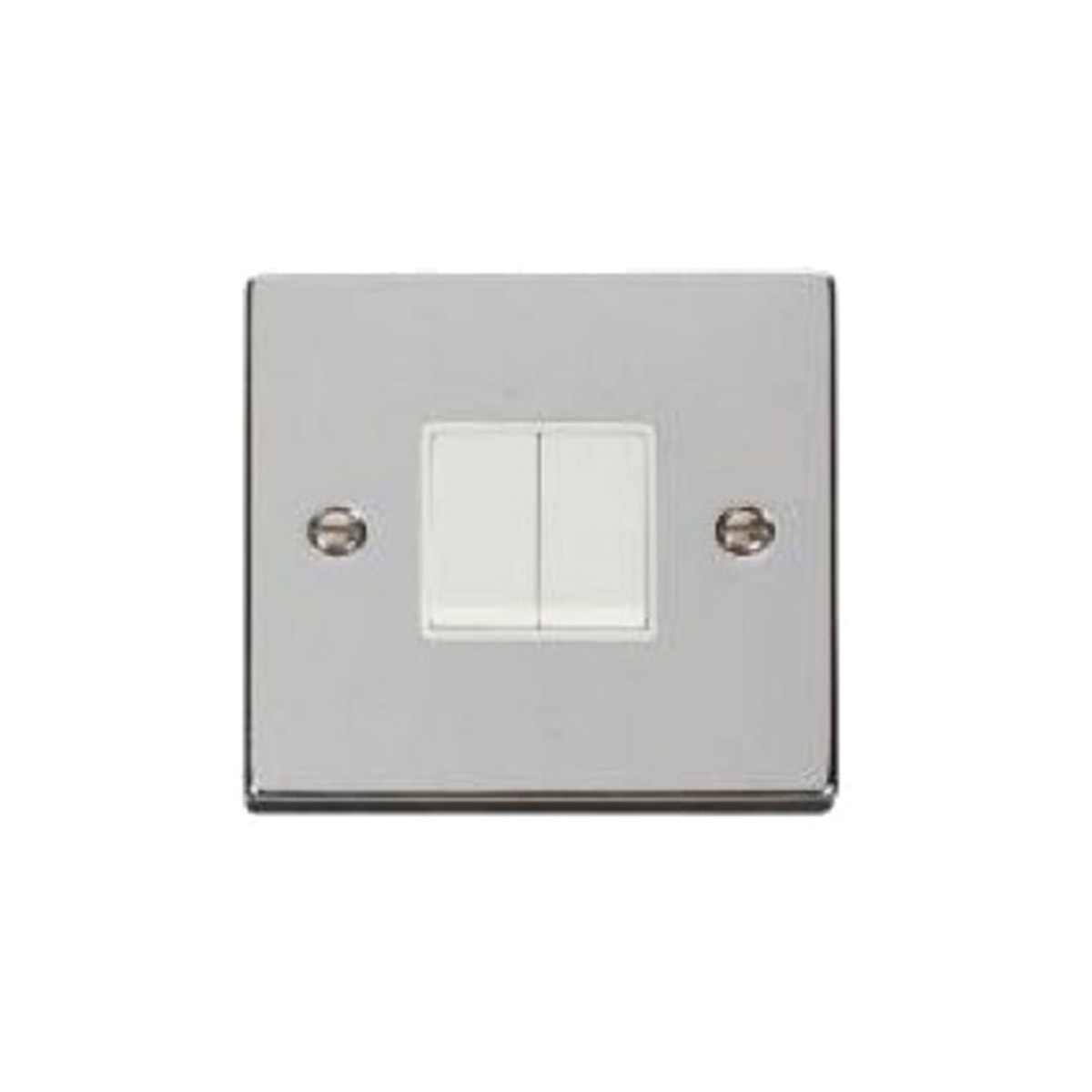 WALL SWITCH BIDIRECTIONA 10A SILVER WITH 2 GANG SWITCHES WHITE