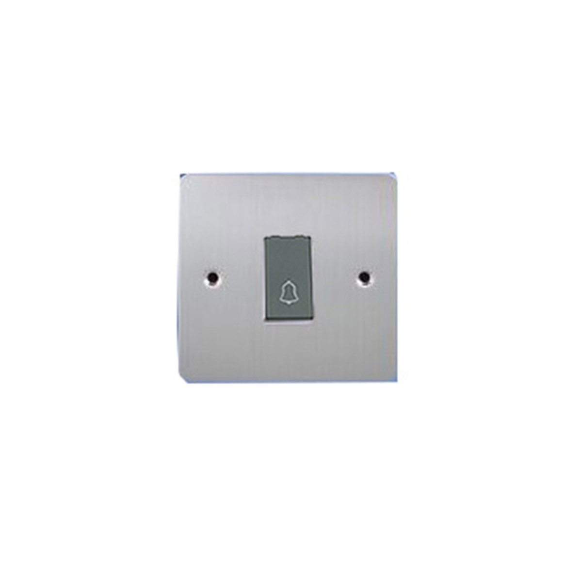 WALL BUZZER SWITCH  SILVER WITH A BLACK GANG SWITCH