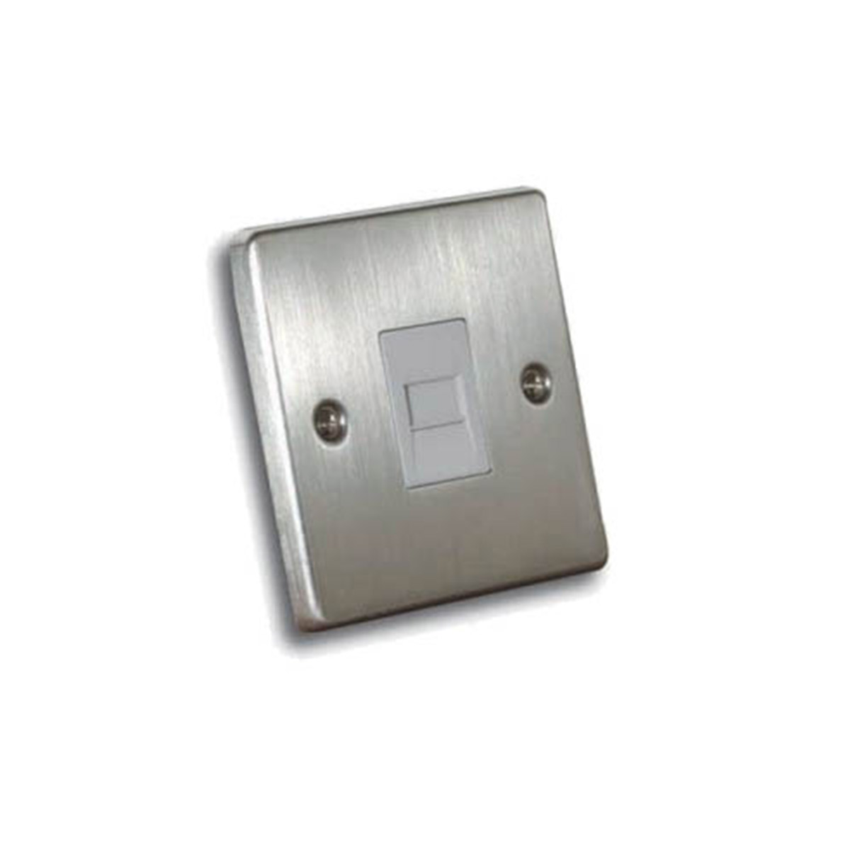INTERNET SOCKET (8-TERMINAL) SILVER WITH WHITE