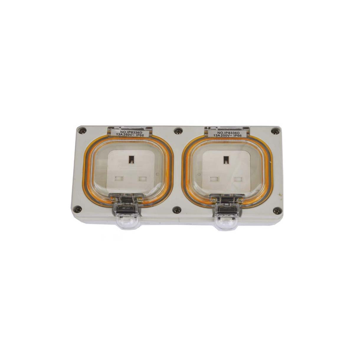 OUTDOOR SOCKET DOUBLE 13A