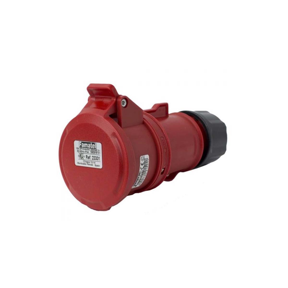 INDUSTRIAL MOBILE SOCKET FAMATEL IP44 380-440V 3P + N + E RED