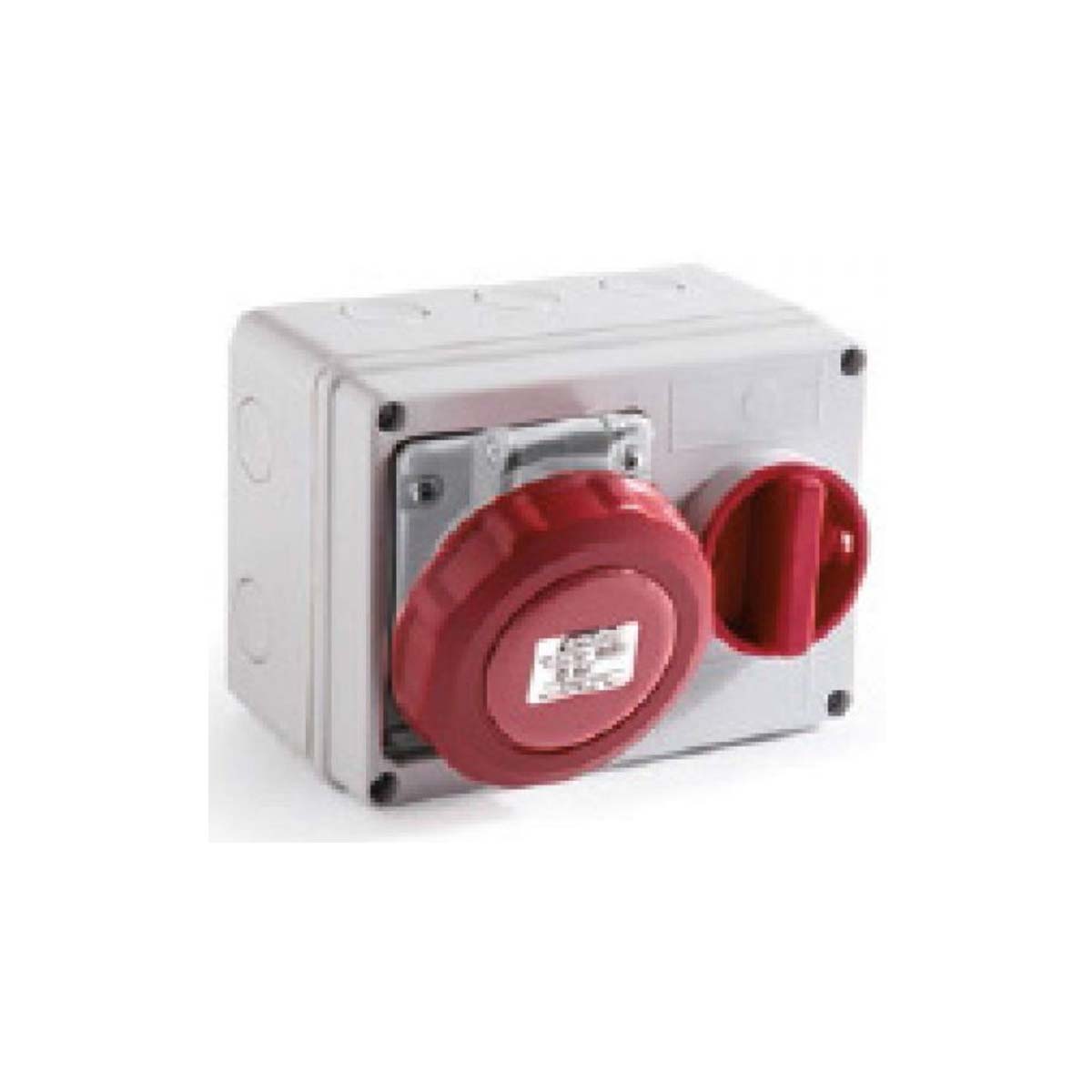 FAMATEL INTERLOCKED IP67 3P + N + E + 32A SOCKET
