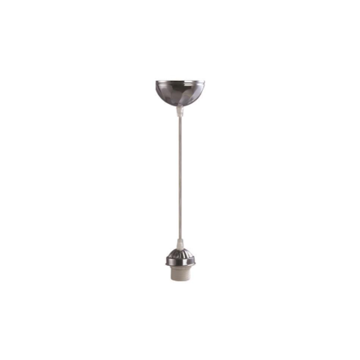 LAMPHOLDER HANGING FOR LIGHTINGS E27 NICKEL