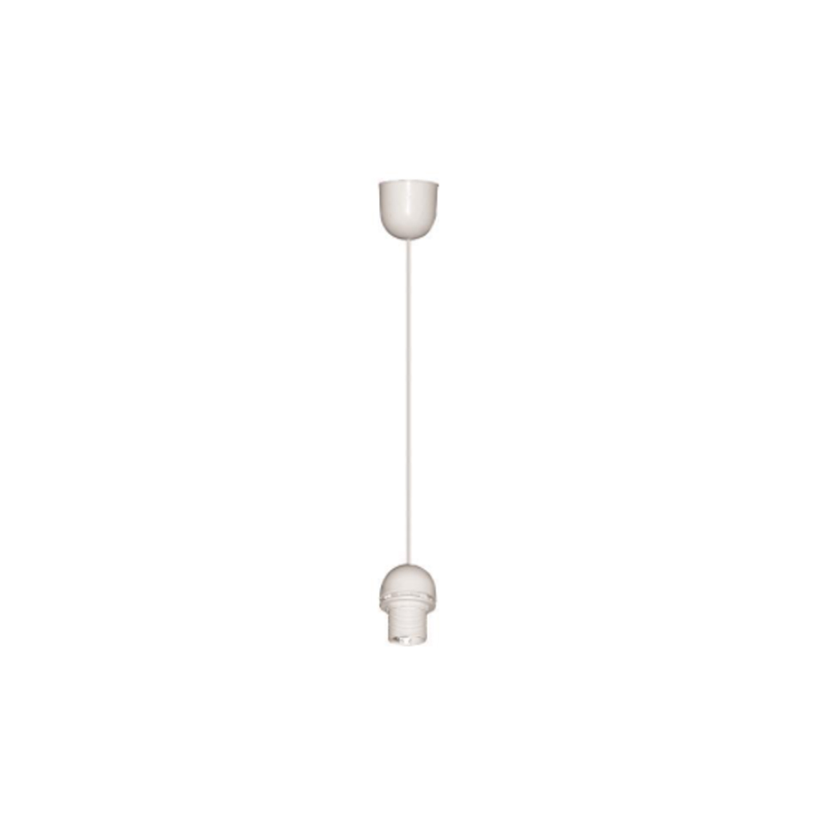 LAMPHOLDER HANGING FOR LIGHTINGS E27 WHITE