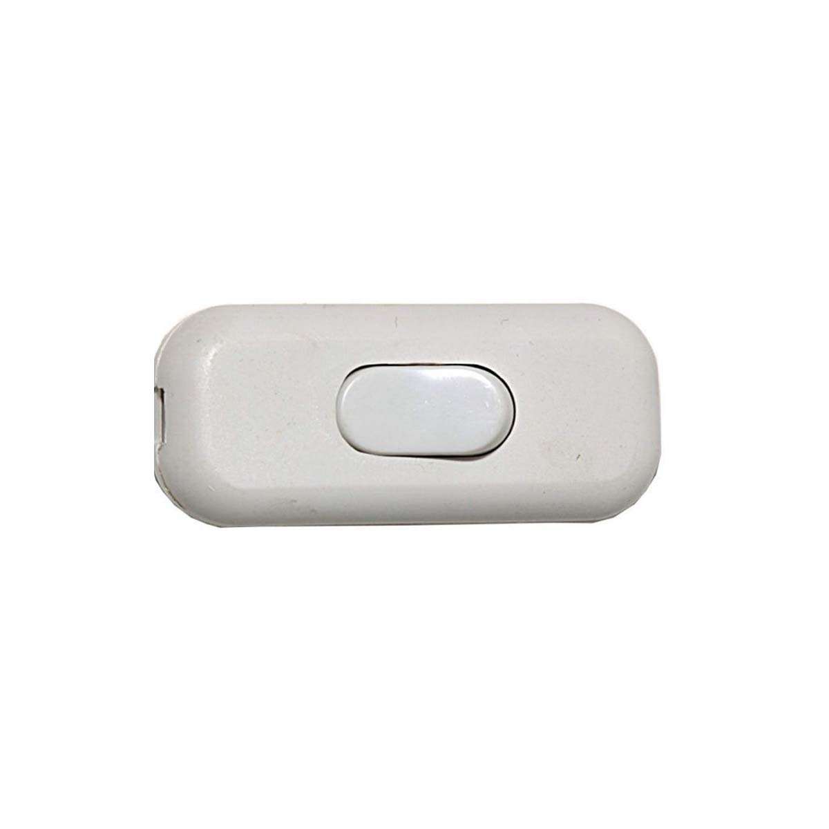 LIGHTING SWITCH 6A 250V WHITE PLASTIC