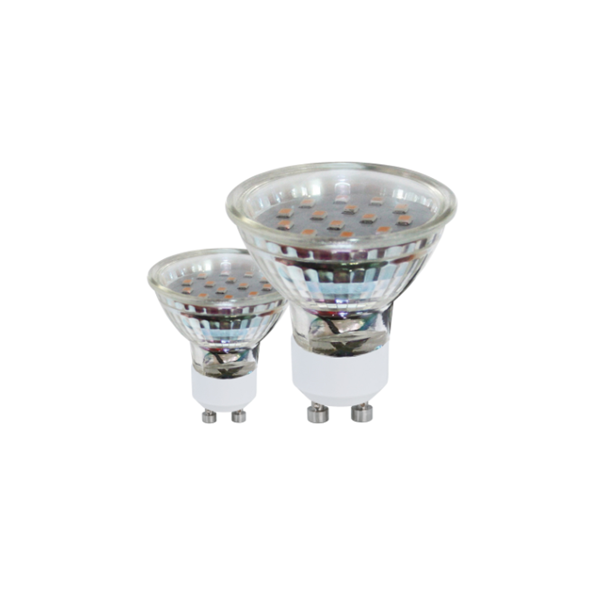 YELLOW LIGHTING LAMP SET 2 PCS GU10-LED