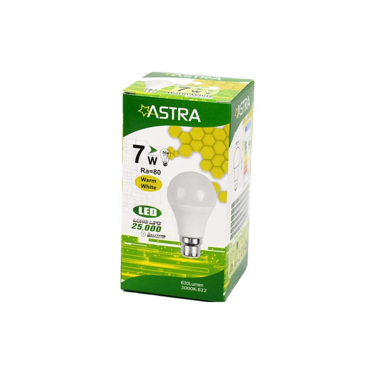 ASTRA LED B22 YELLOW LIGHTING LAMP