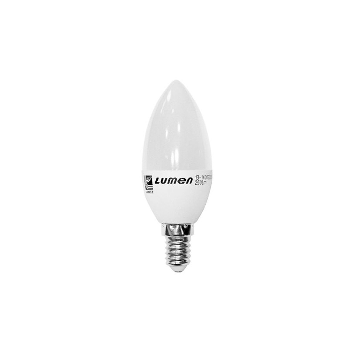 LAMP WHITE LIGHTING CANDLE E14-LED 260LM 6200K 3W