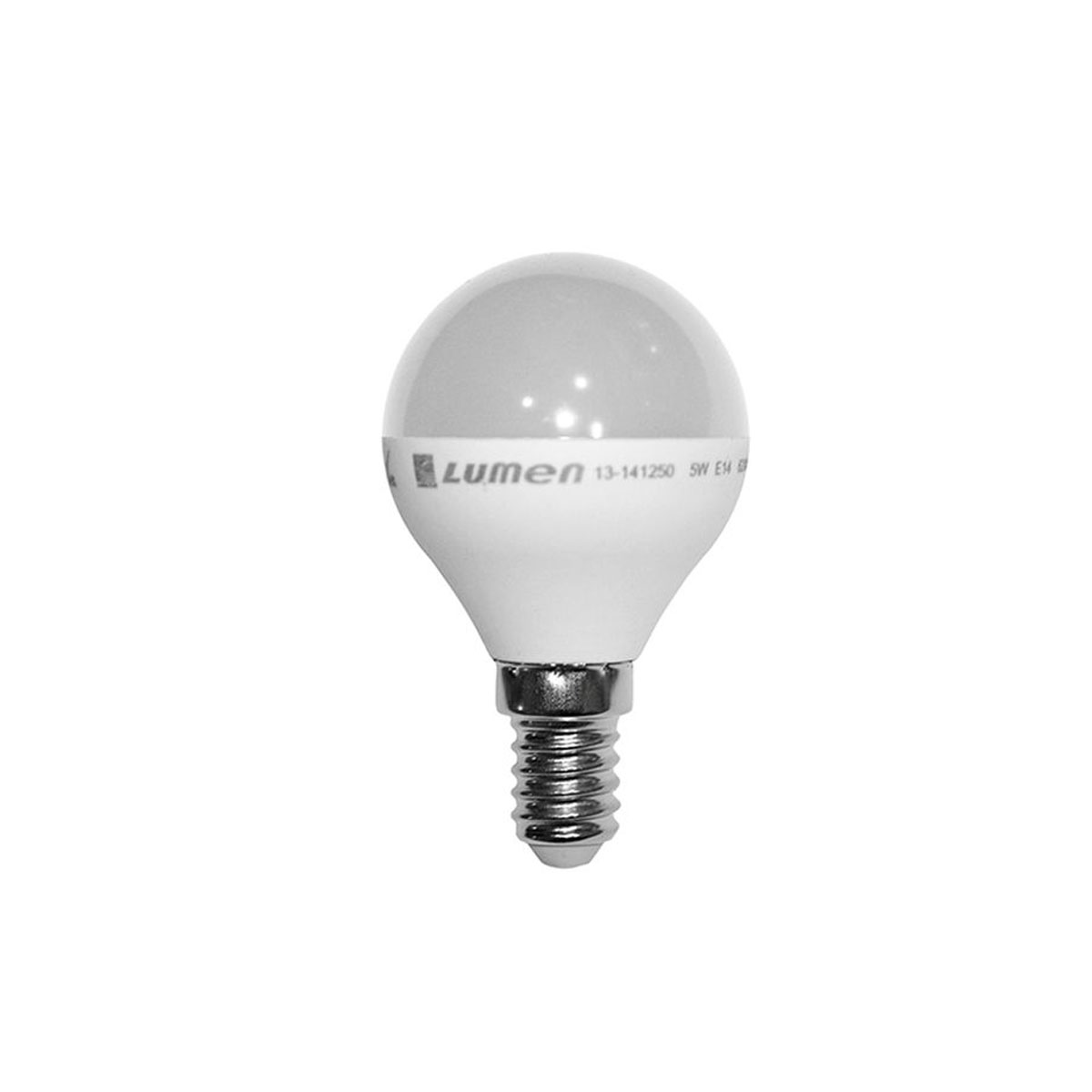 WHITE LIGHT LAMP BALL E14-LED 6200K 5W