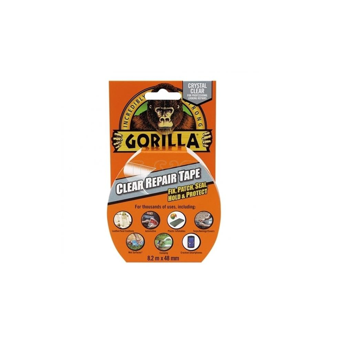 GORILLA CORRECTION TAPE 48MMX8,2M TRANSPARENT