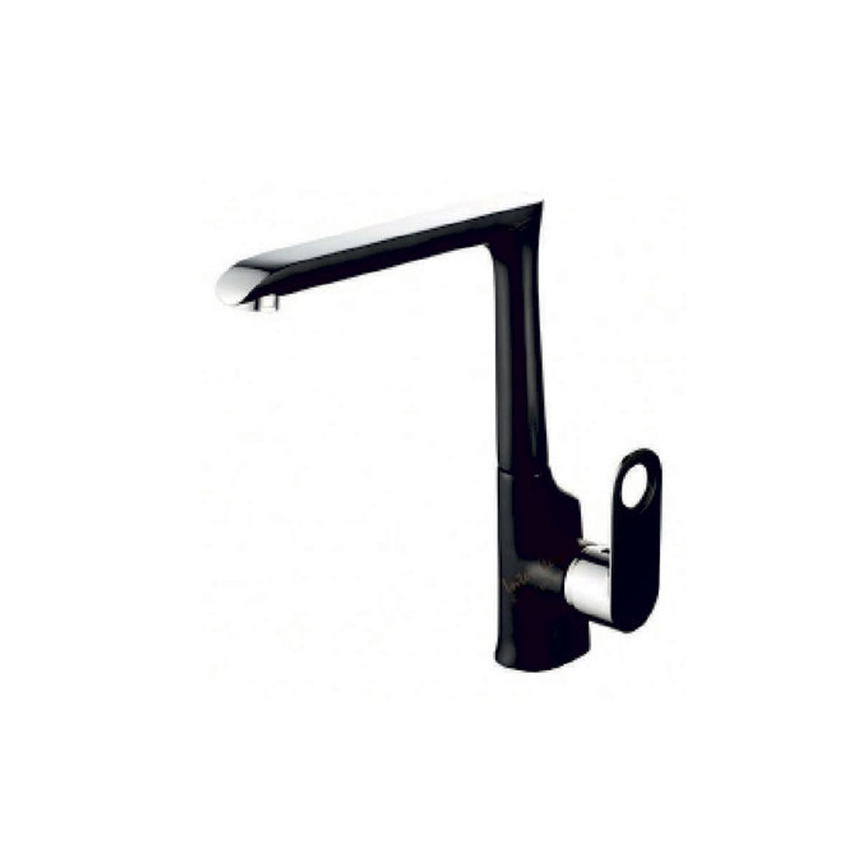 AUTOMATIC WASHBASIN MIXER TALL MELANIA MAT BLACK