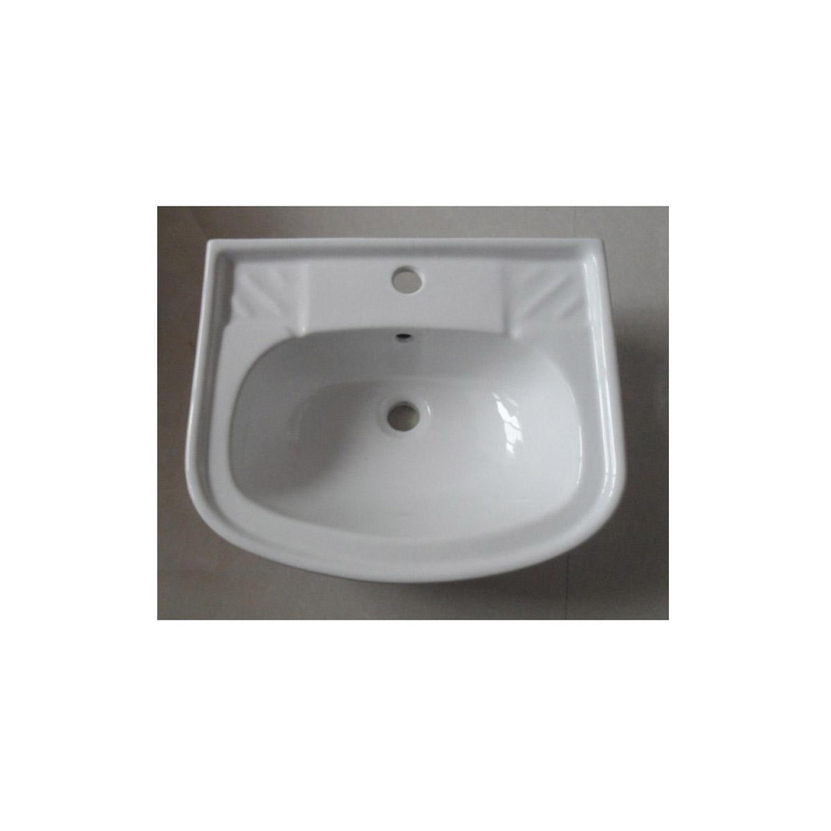 WALL BASIN 2012 PORCELAIN WHITE 56Χ45Χ19CM