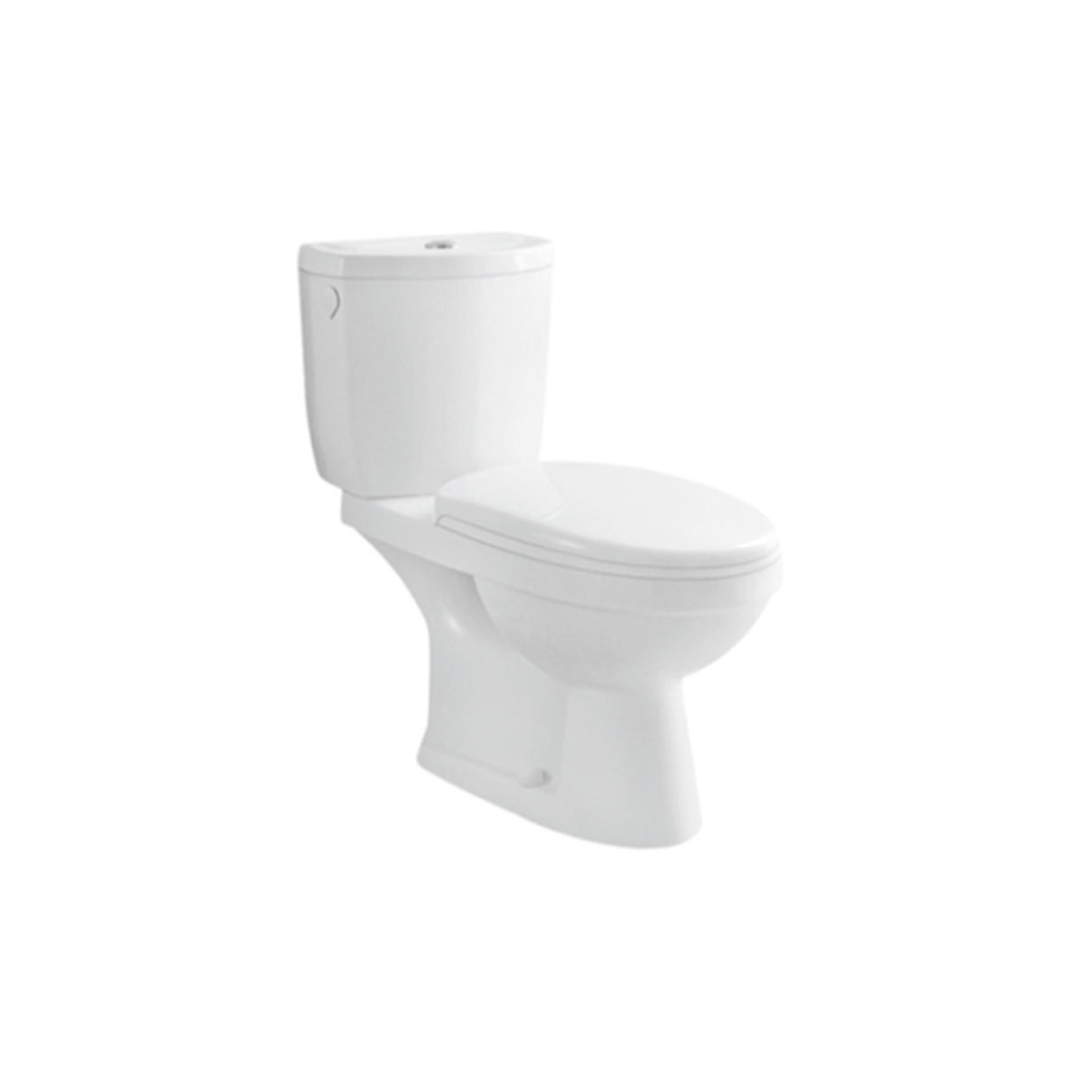 TOILET BT-2005 2 PIECES S-TRAP 72Χ38Χ73CM WHITE