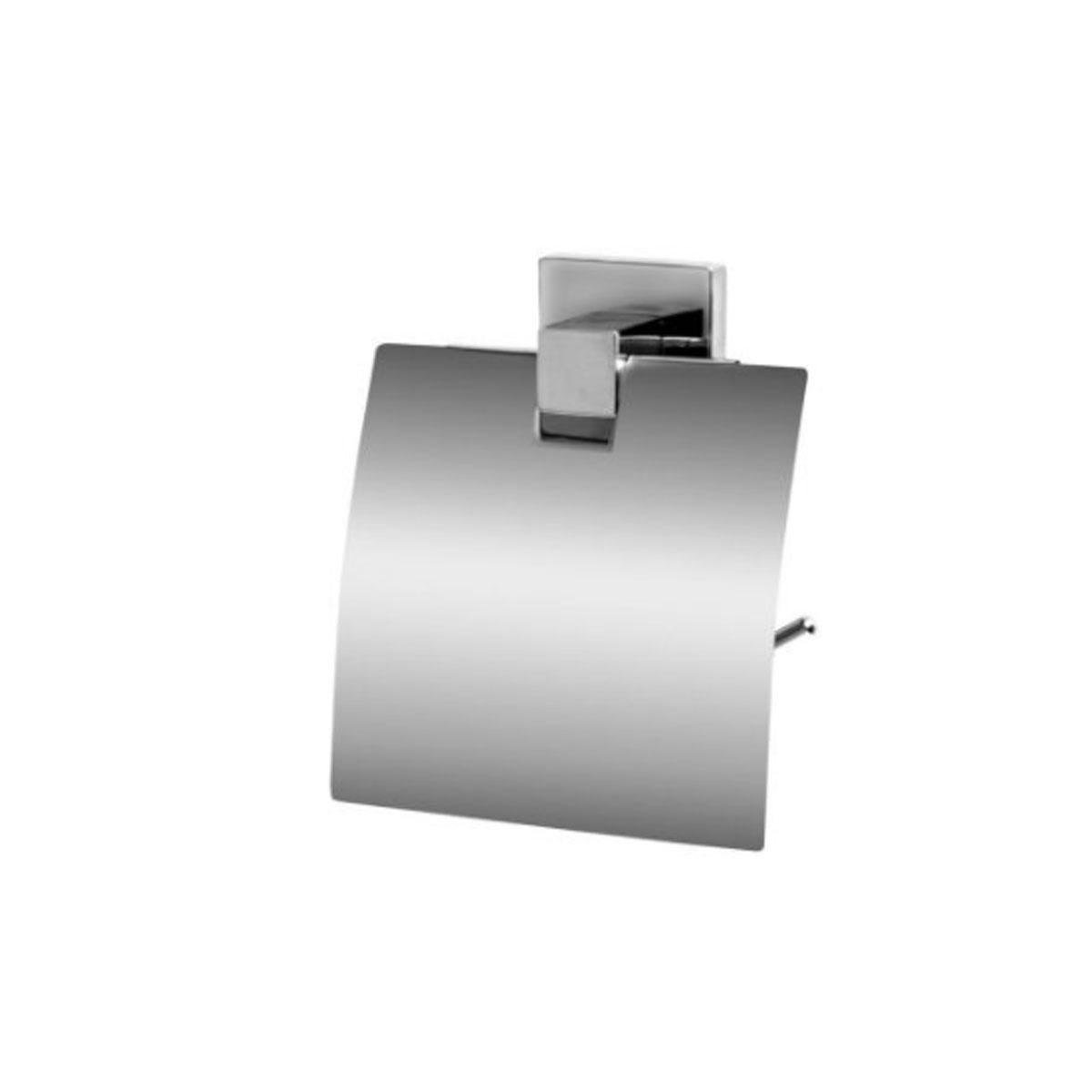TOILET ROLL HOLDER ARCTIC COVER METAL SILVER