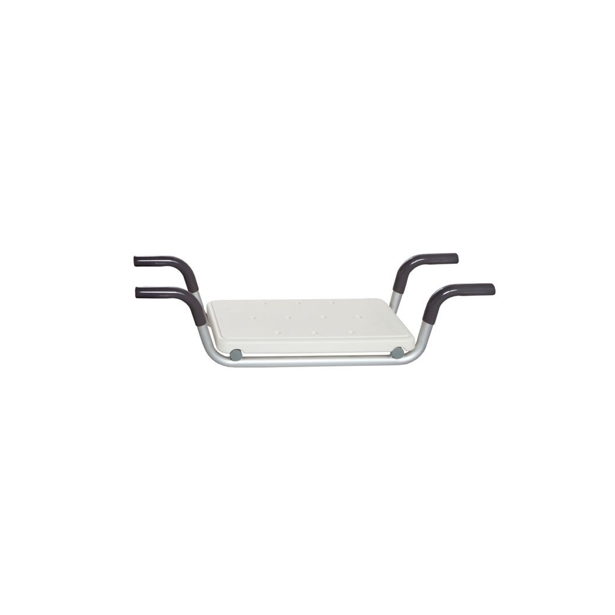 BATHROOM SEAT PRO 730X180MM WHITE WITH METAL