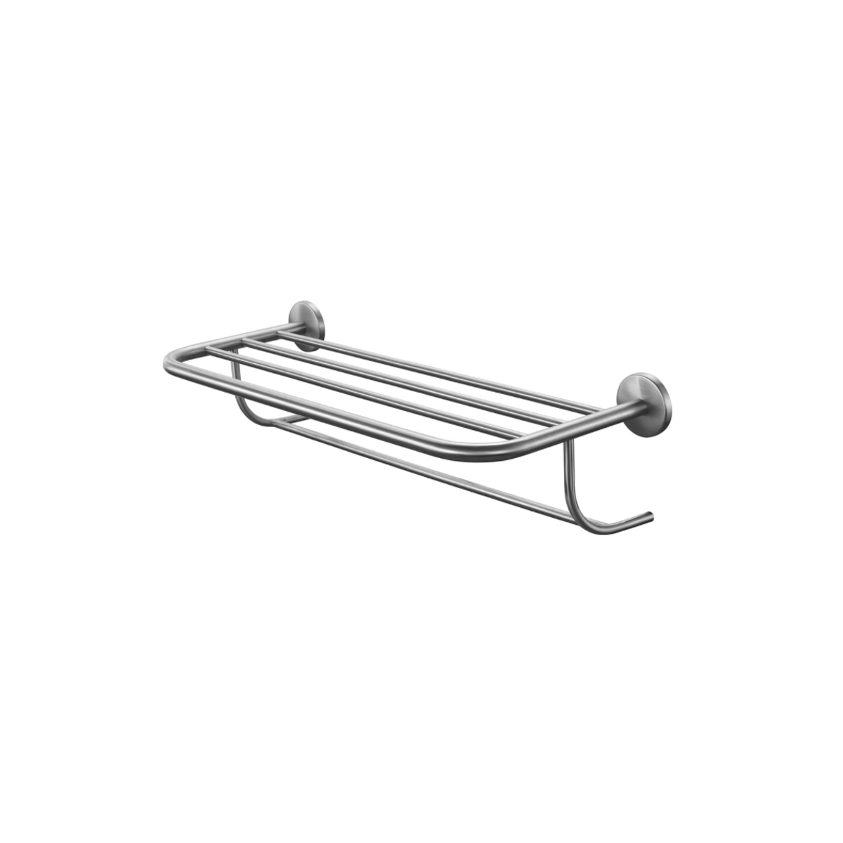 SINGLE BATHROOM TOWEL SHELF WITH BASE