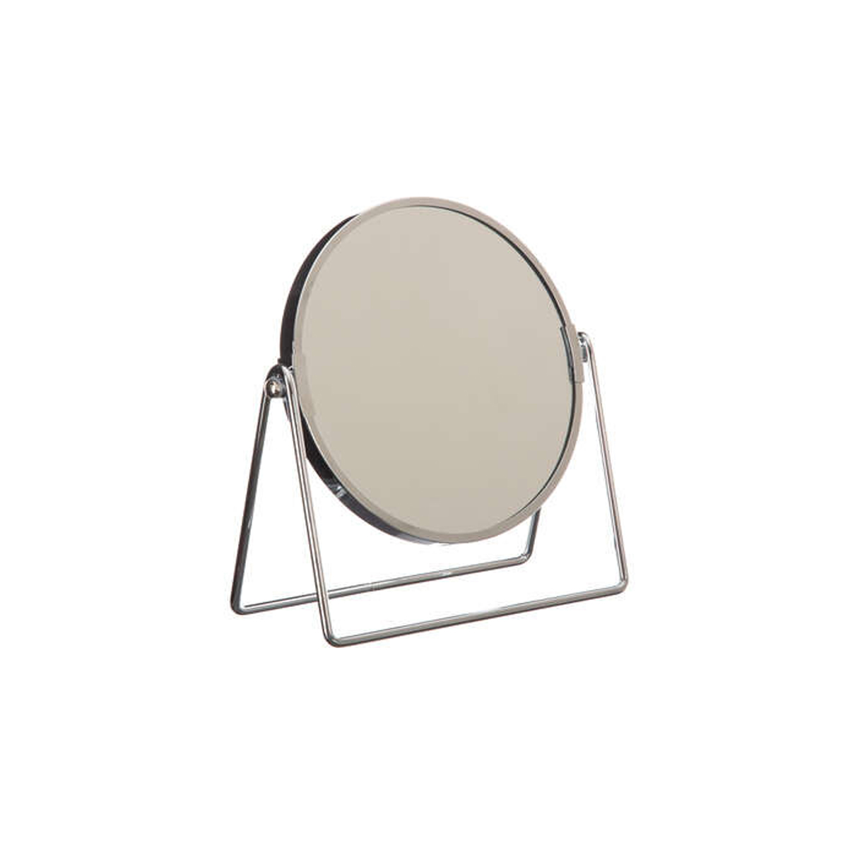 ROUND MIRROR ON BASE 18.5X7.5X20.5CM