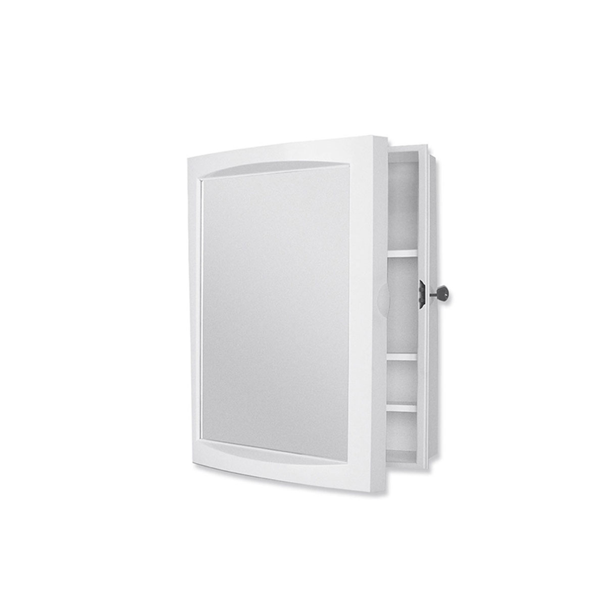 BATHROOM CABINET FOR AIDA MEDICINES 370Χ150Χ465MM PLASTIC WHITE