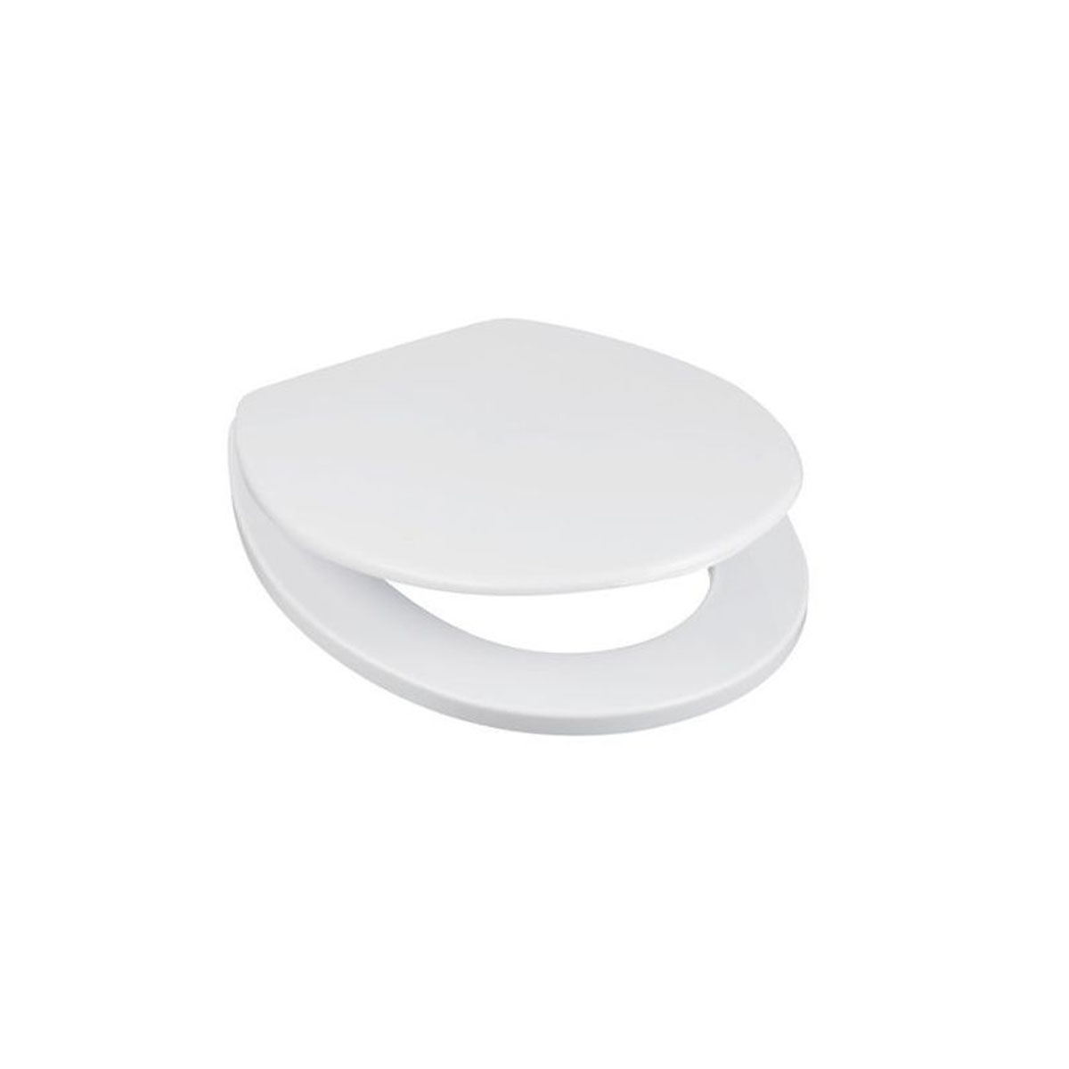 TOILET SEAT WITH SOFT CLOSURE WHITE