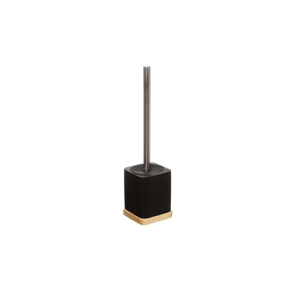 BASIN BRUSH WITH WOODEN BASE BLACK SQUARE