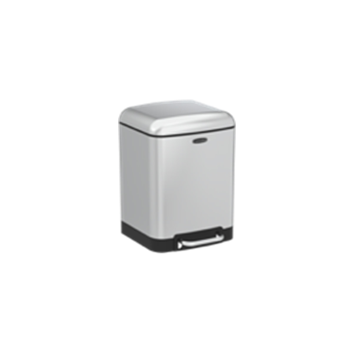 LUMINAL PEDAL BIN SILVER