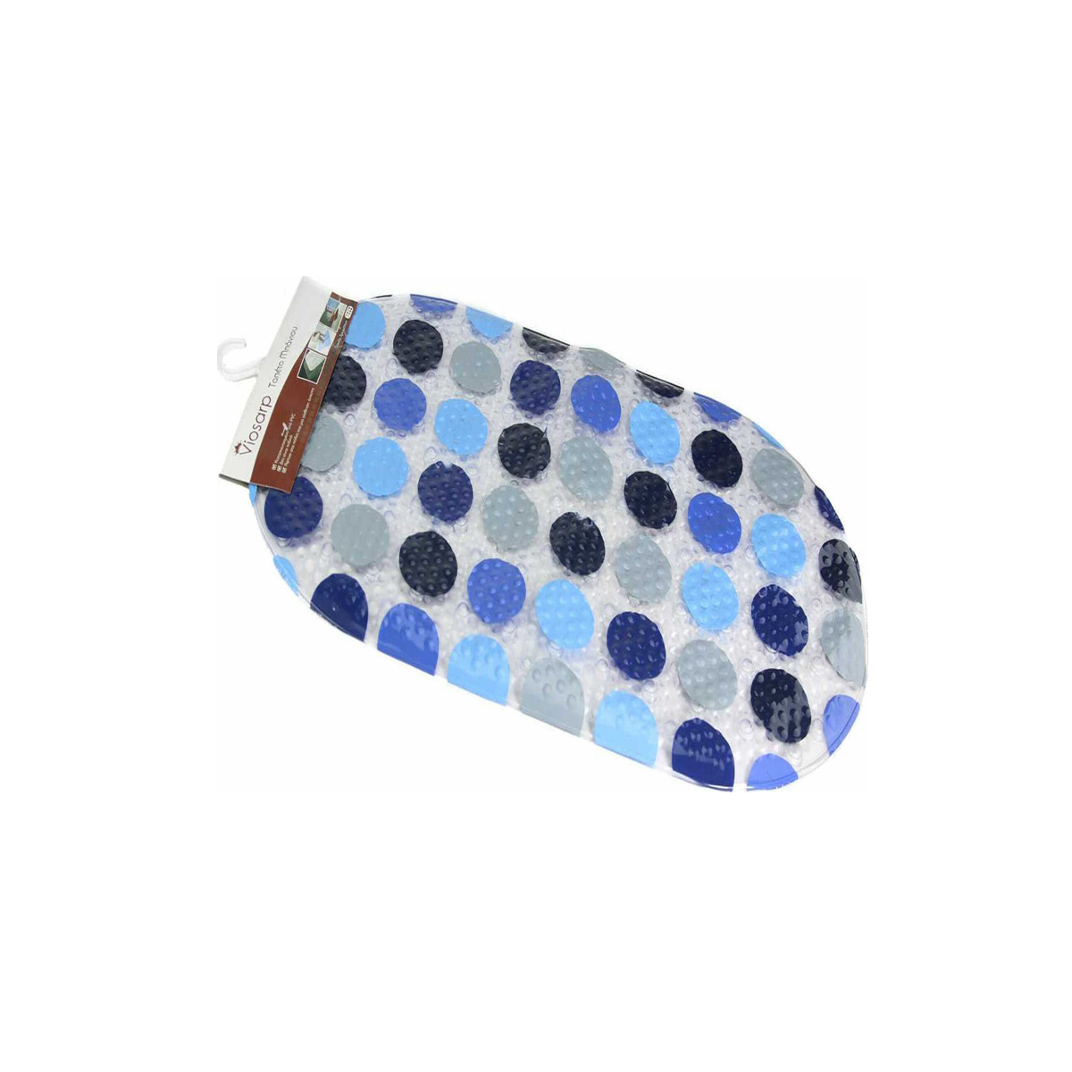 OVAL NON-SLIP BATH MAT 69Χ38CM VC079