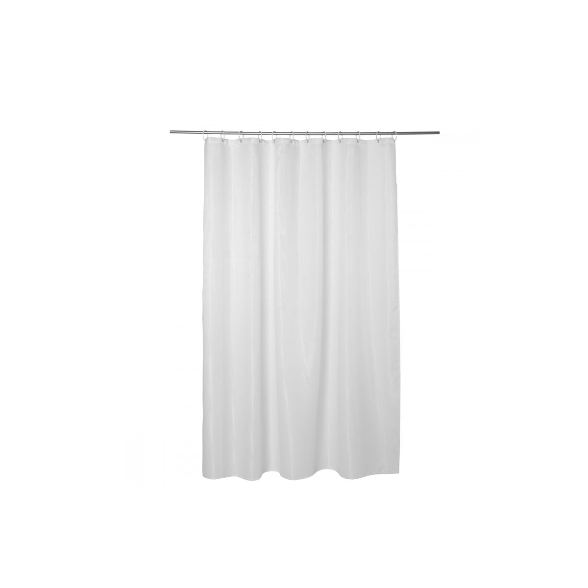 HONEY COMB SHOWER CURTAIN WHITE