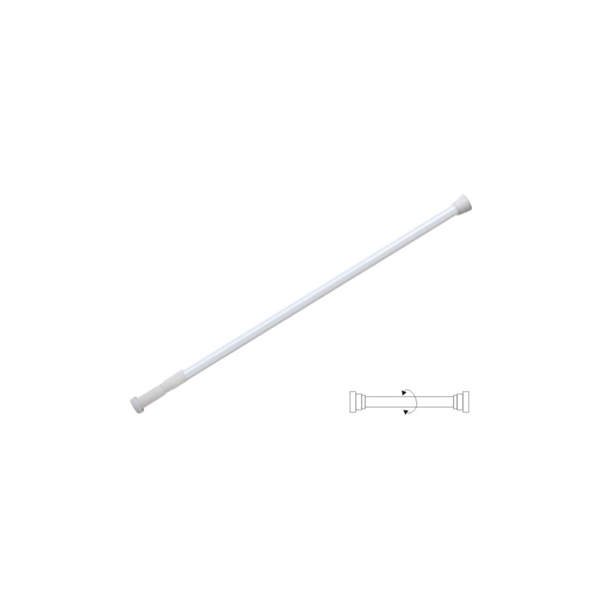 INTER CERAMIC BATHROOM RAIL 110-200CM