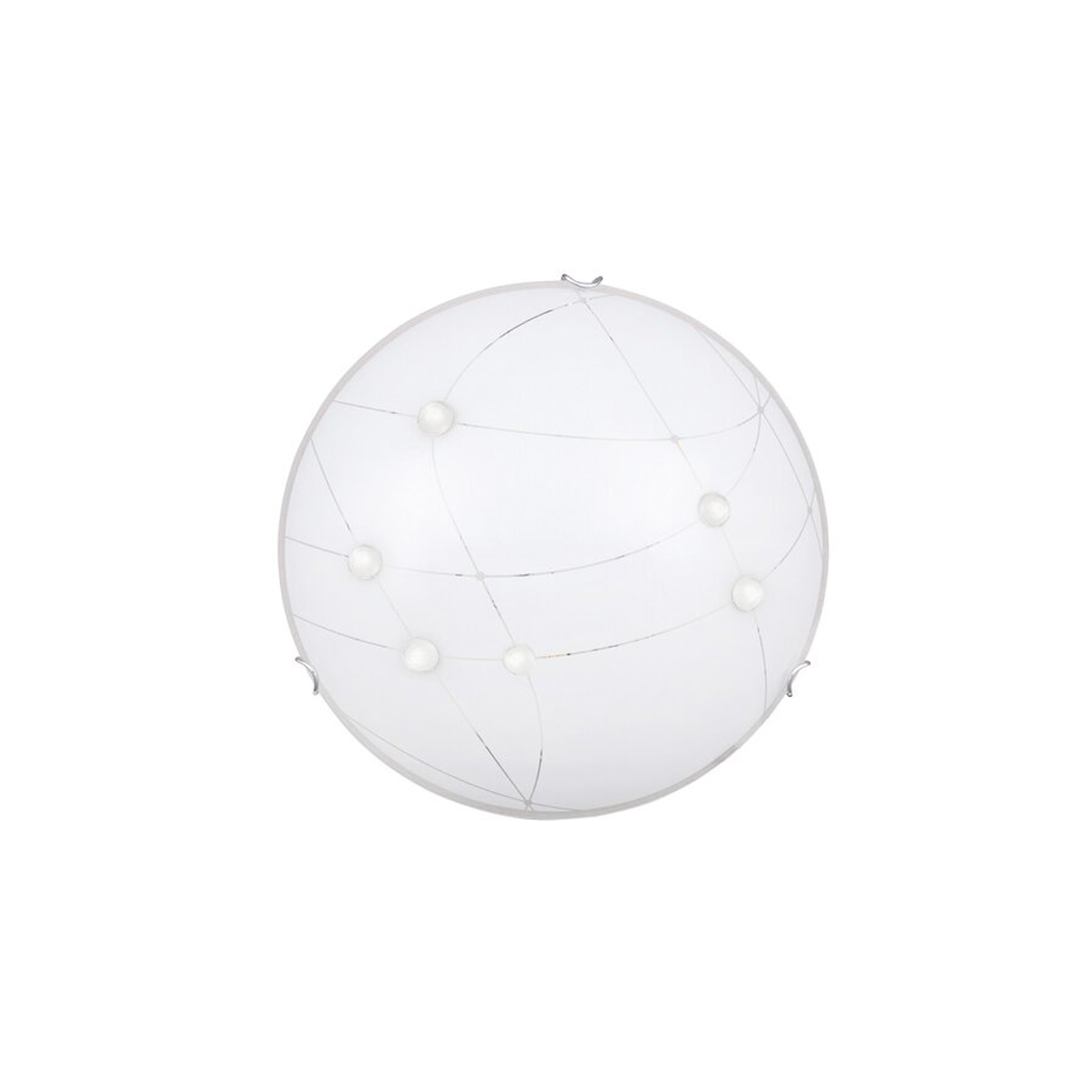 ABBIE CIRCULAR CEILING LAMP E27 2X60W 40CM WHITE